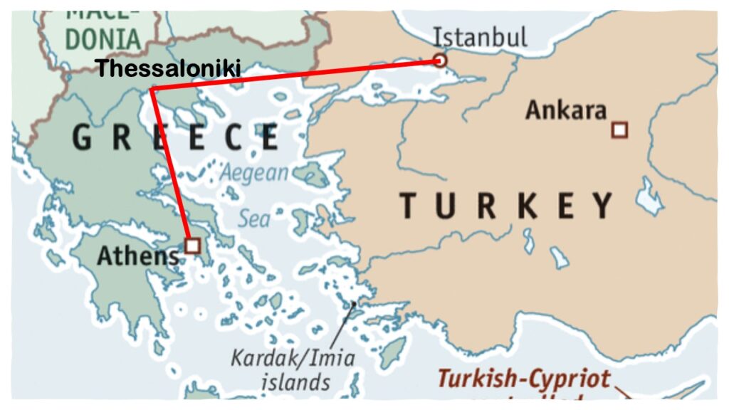 Greece and Türkiye Roadshow 2026 route